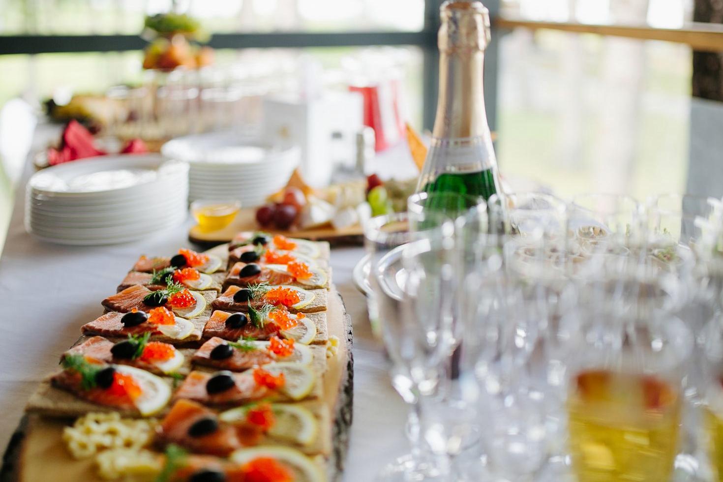 Getränke und Catering Ambiente